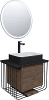 Grossman Мебель для ванной Винтаж 70 GR-4043BW веллингтон/металл черный